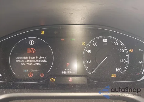 2019 Honda Accord Ex-L 2.0T из США, поврежденный, VIN 1HGCV2F55KA028582